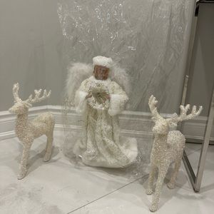 Mary tree topper + Reindeers